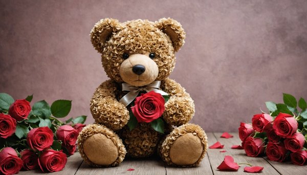 L'ours en roses : un cadeau d'émotions à ne pas manquer
